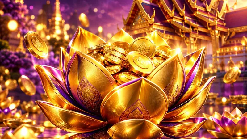 Karakter slot 3D dengan pencahayaan sinematik
