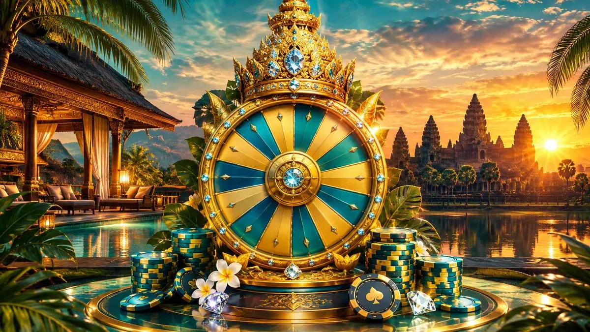 Simbol koin terkunci di layar mesin slot hold and win
